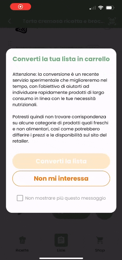 Conversione Items - Tuduu